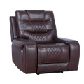 Potência de couro de ar único sofá cadeira de sofá balancim